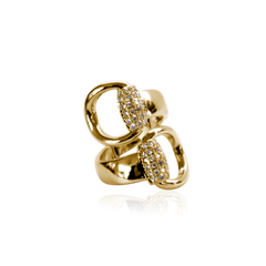 HORSEBIT BULKY SPARKLE RING