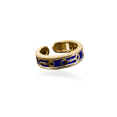 HORSE ENAMEL RING