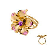 LA FLEUR CRYSTAL Ring - Rosa (Förväntad leverans v.26)