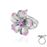 LA FLEUR CRYSTAL Ring - Rosa (Förväntad leverans v.26)
