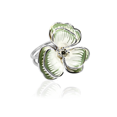 SANTORINI FLEUR Ring - Matcha