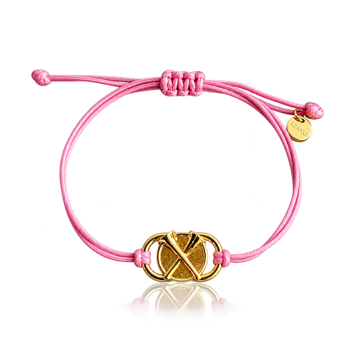 PEG CROSS PLAQUE BRACELET
