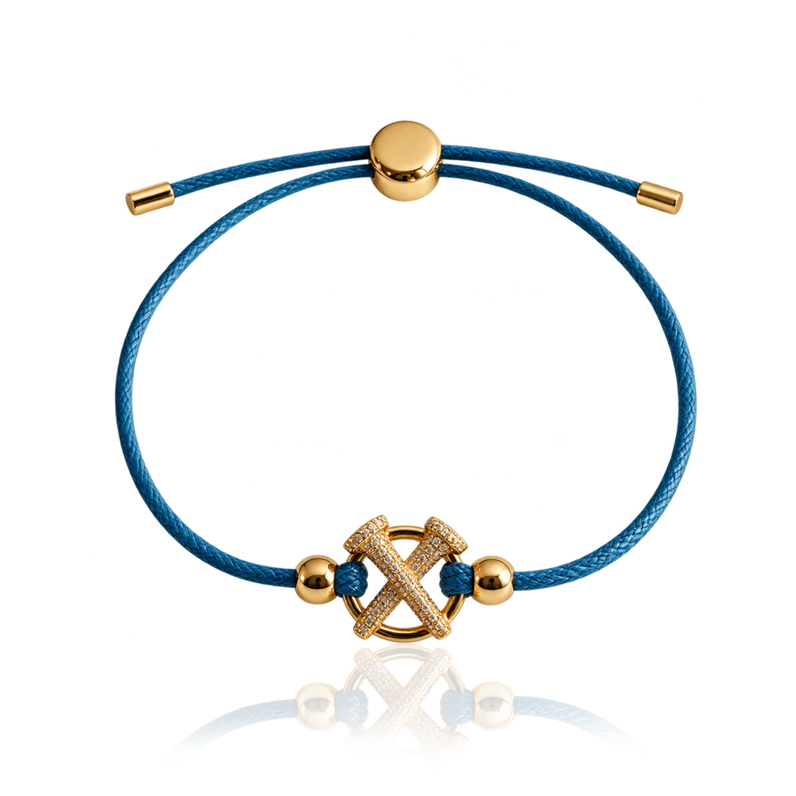 PEG SPARKLE CROSS BRACELET