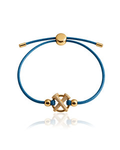 PEG SPARKLE CROSS BRACELET