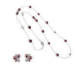 BERRY PEARL SPARKLE DUO Set - Vinröd