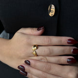 DOUBLE HEART Ring