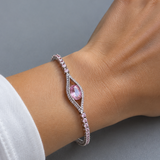 ELECKTRA SPARKLE EYE Armband - Rosa