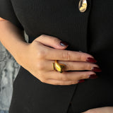 FOLDED HEART Ring