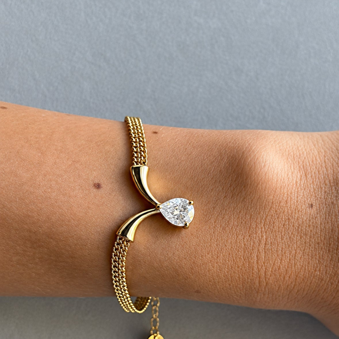SCALA V PEAR CRYSTAL Armband