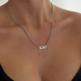 Statement Chain Necklace - XOXO