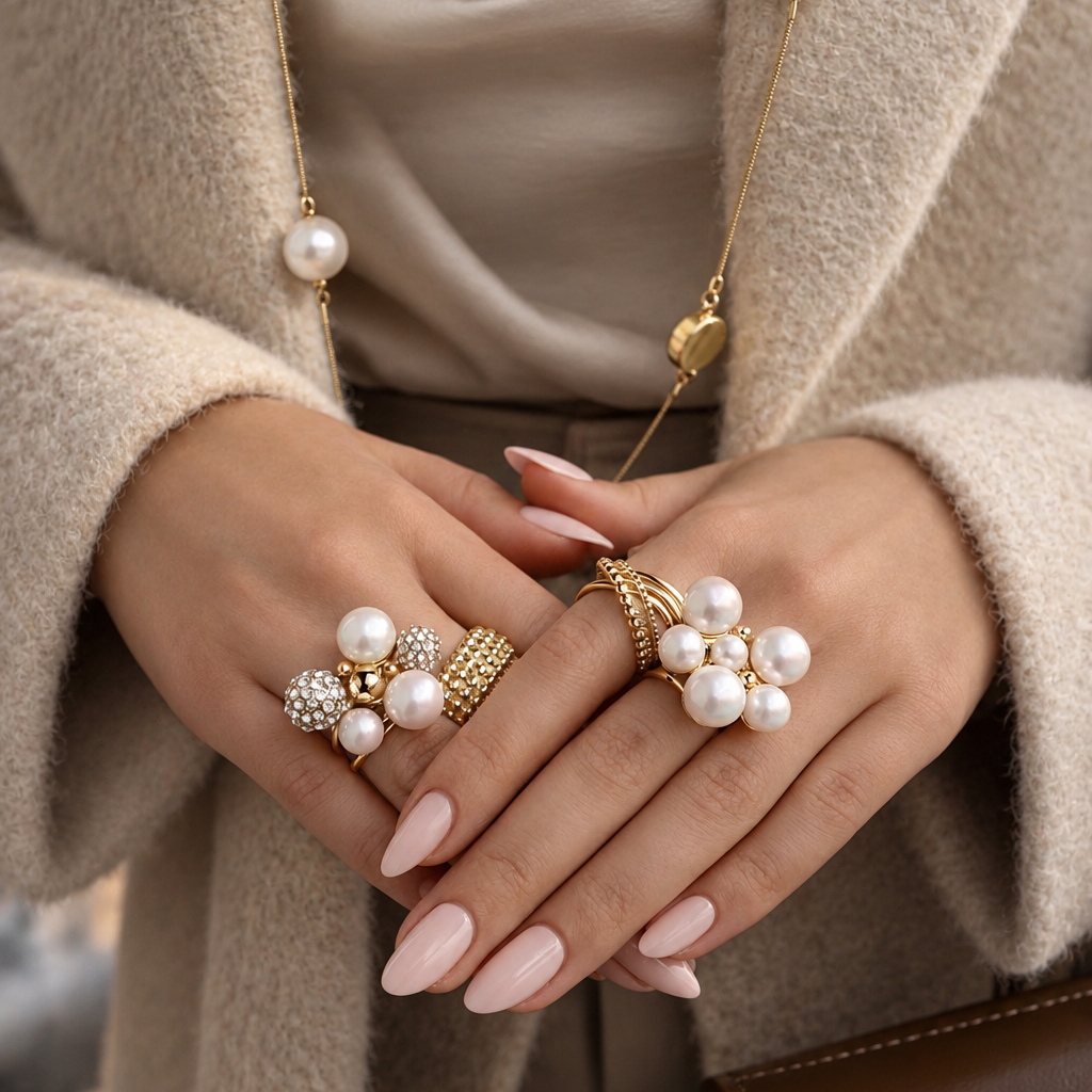 BERRY PEARL SPARKLE ICONIC HALSBAND