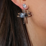 DRAGONFLY REBORN CRYSTAL STUDS Örhängen