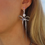 PEARL CRYSTAL HOOP ÖRHÄNGEN