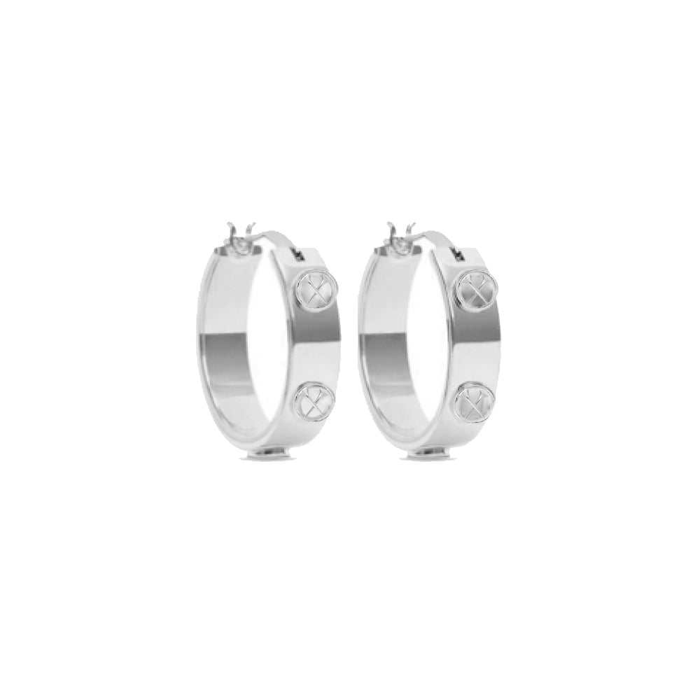PEG HOOP EARRINGS