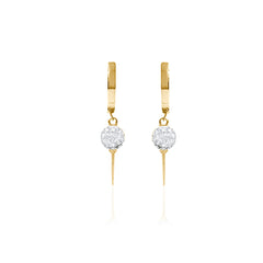 SPARKLE PEG HOOP ÖRHÄNGEN