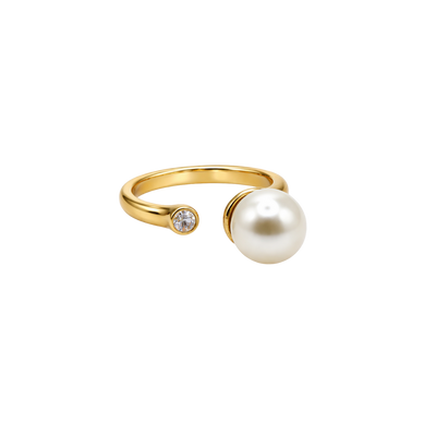 LINEAR PEARL LUXE RING
