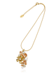 LA FLEUR SIRÈNE GARDEN PENDANT Halsband Champagne