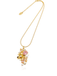 LA FLEUR SIRÈNE GARDEN PENDANT Halsband Rosa