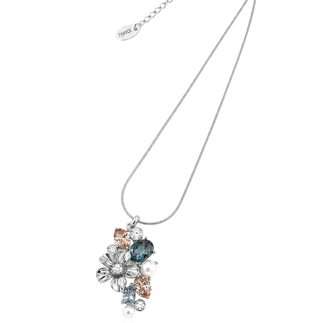 LA FLEUR SIRÈNE GARDEN PENDANT Halsband Blå
