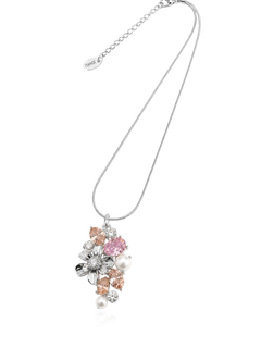 LA FLEUR SIRÈNE GARDEN PENDANT Halsband Rosa