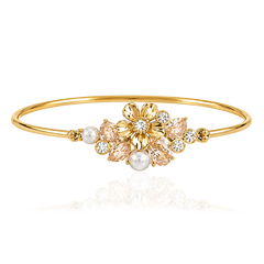 LA FLEUR SIRÈNE GARDEN CUFF Armband Champagne