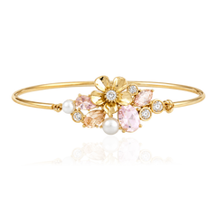 LA FLEUR SIRÈNE GARDEN CUFF Armband Rosa