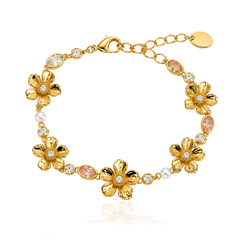 LA FLEUR SIRÈNE GARDEN ARMBAND Rosa