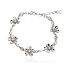 LA FLEUR SIRÈNE GARDEN ARMBAND Champagne