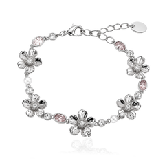 LA FLEUR SIRÈNE GARDEN ARMBAND Rosa