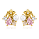 LA FLEUR SIRÈNE GARDEN STUDS Örhängen Rosa