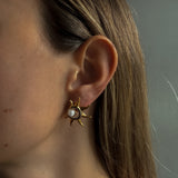 SOLAR ECLIPSE STUDS ÖRHÄNGEN Gold