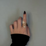 SPHERE MULTI RING Guld/Vit