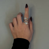 SPHERE MULTI RING Silver/Vit