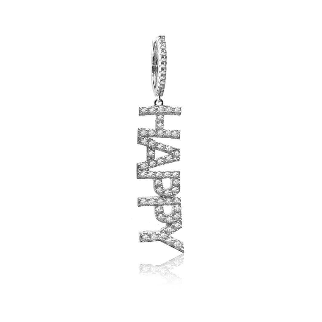 STATEMENT SPARKLE HOOP Earrings - Multiple Words / All are Single