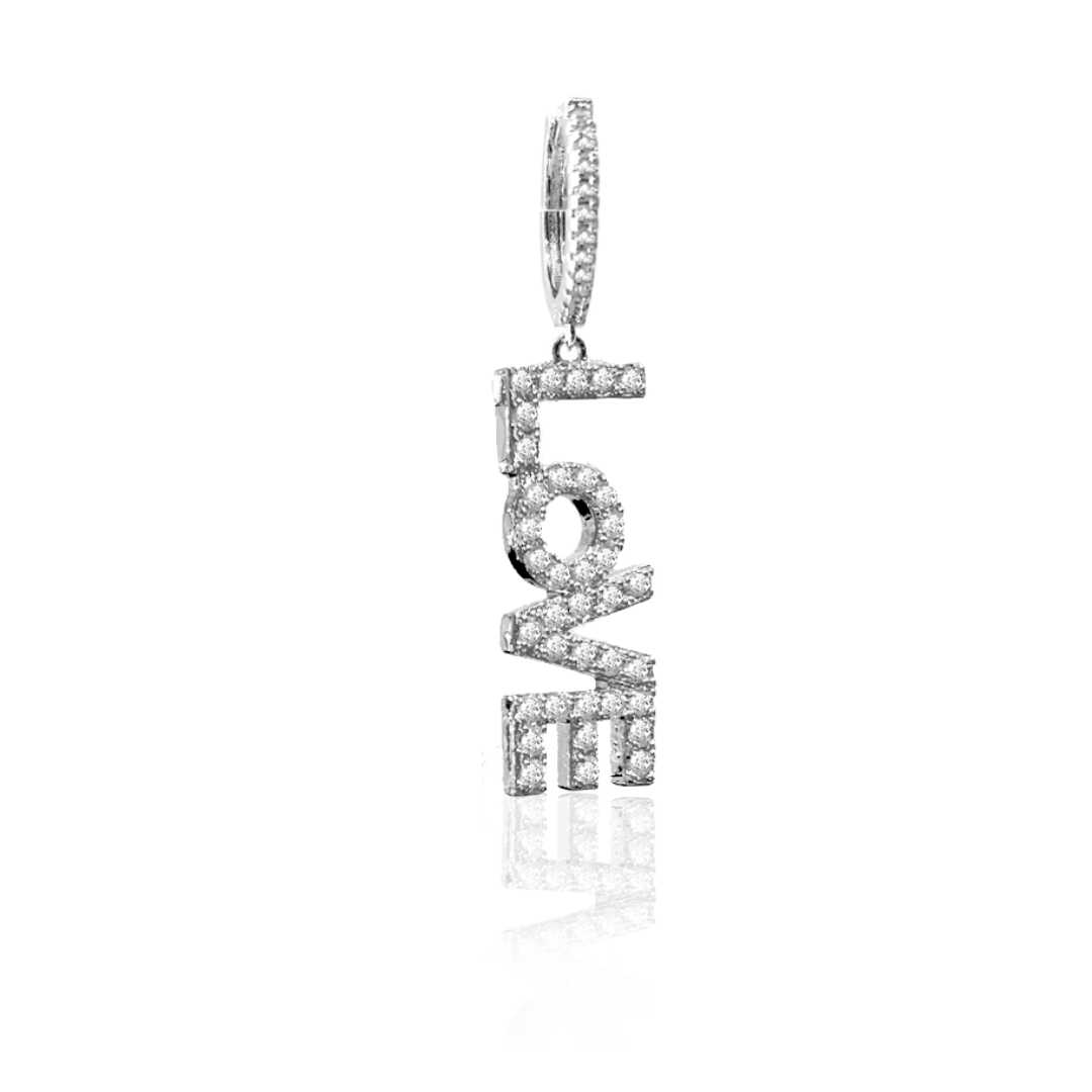 STATEMENT SPARKLE HOOP Earrings - Multiple Words / All are Single