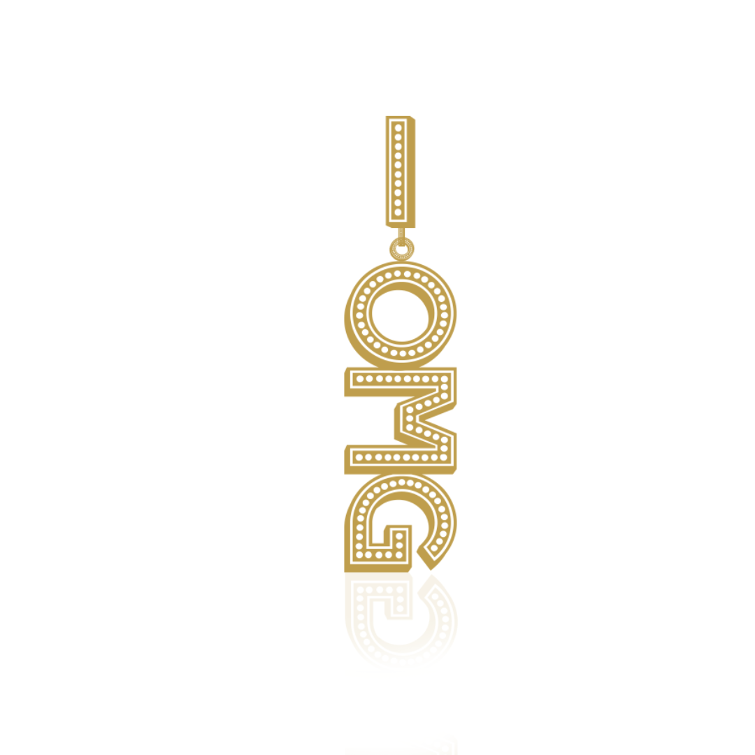 STATEMENT SPARKLE HOOP Earrings - Multiple Words / All are Single