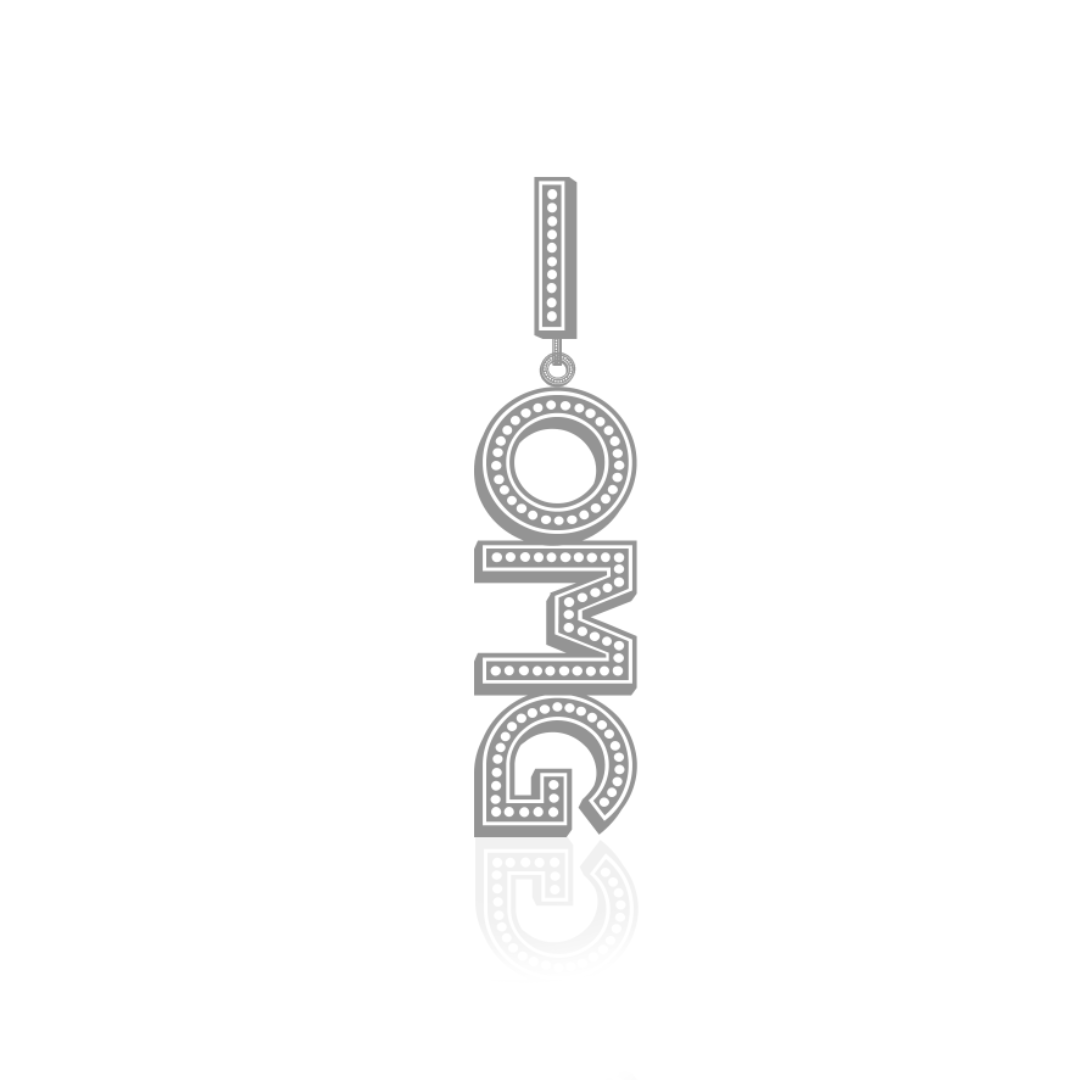 STATEMENT SPARKLE HOOP Earrings - Multiple Words / All are Single