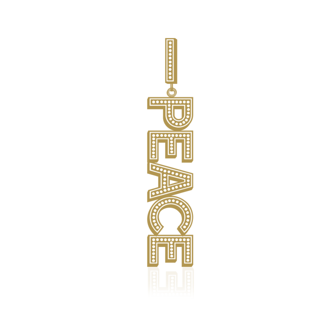 STATEMENT SPARKLE HOOP Earrings - Multiple Words / All are Single