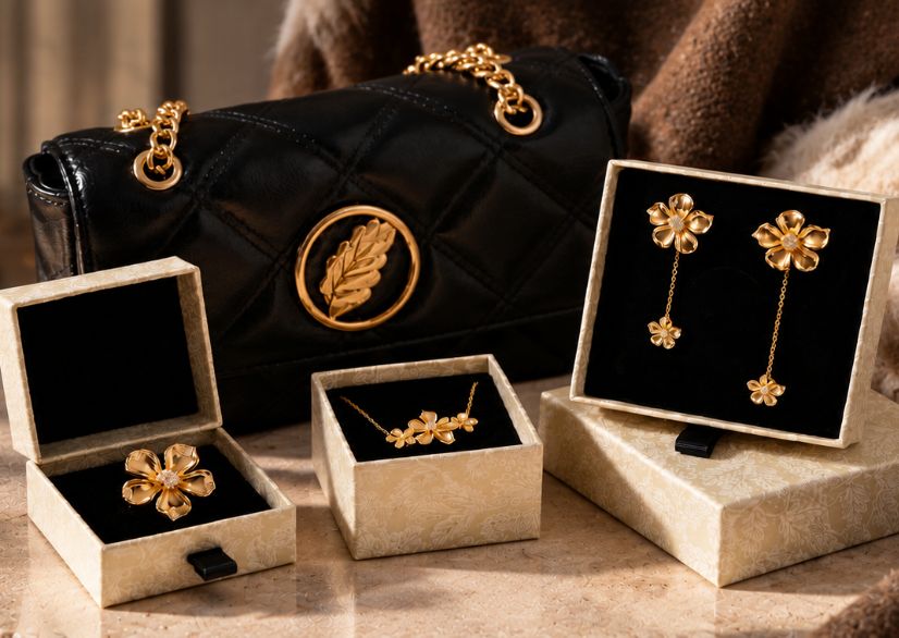LA FLEUR SET - HANGING + NECKLACE + RING (8)