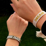 WOVEN HAPPY ARMBAND