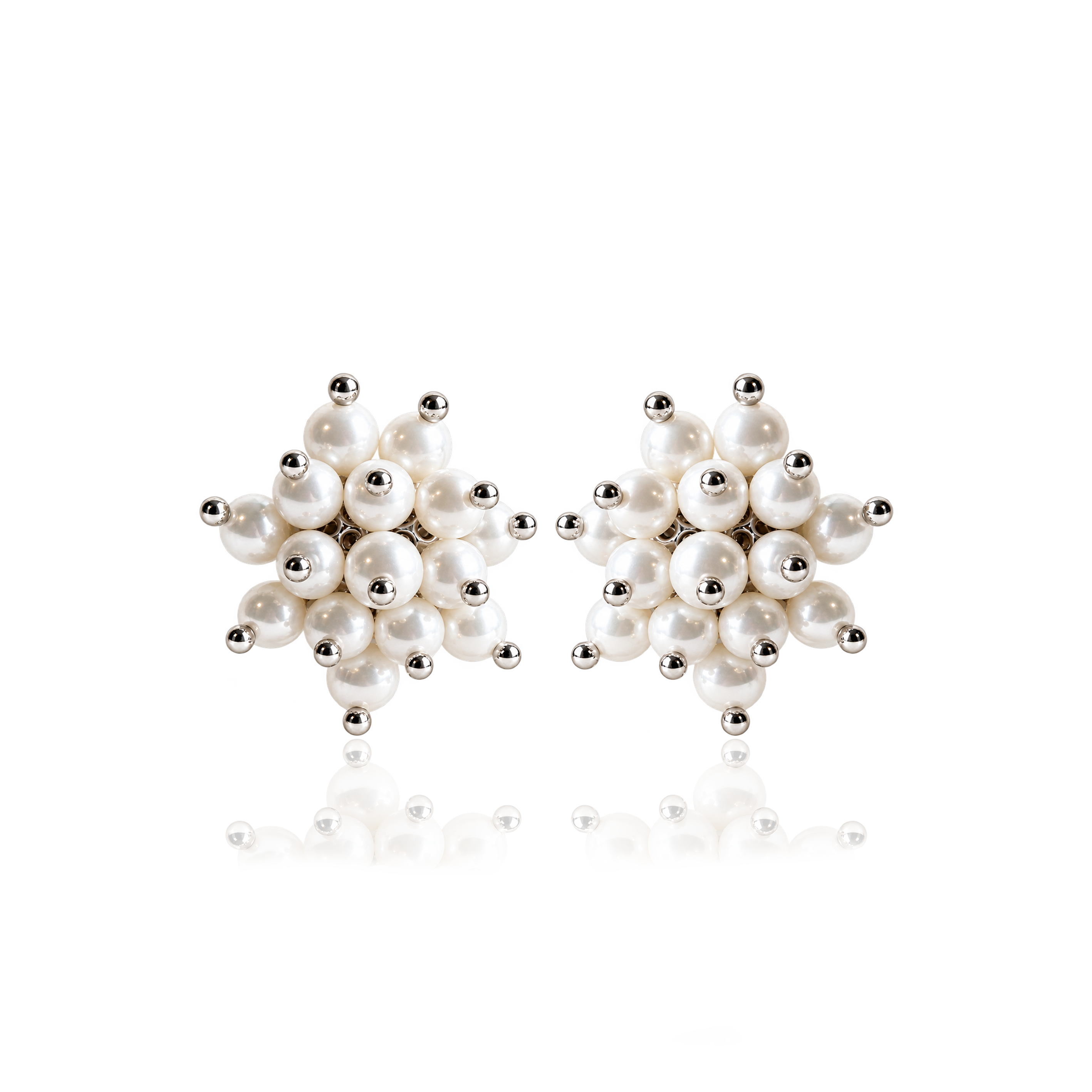 BERRY PEARL SPLASH STUDS