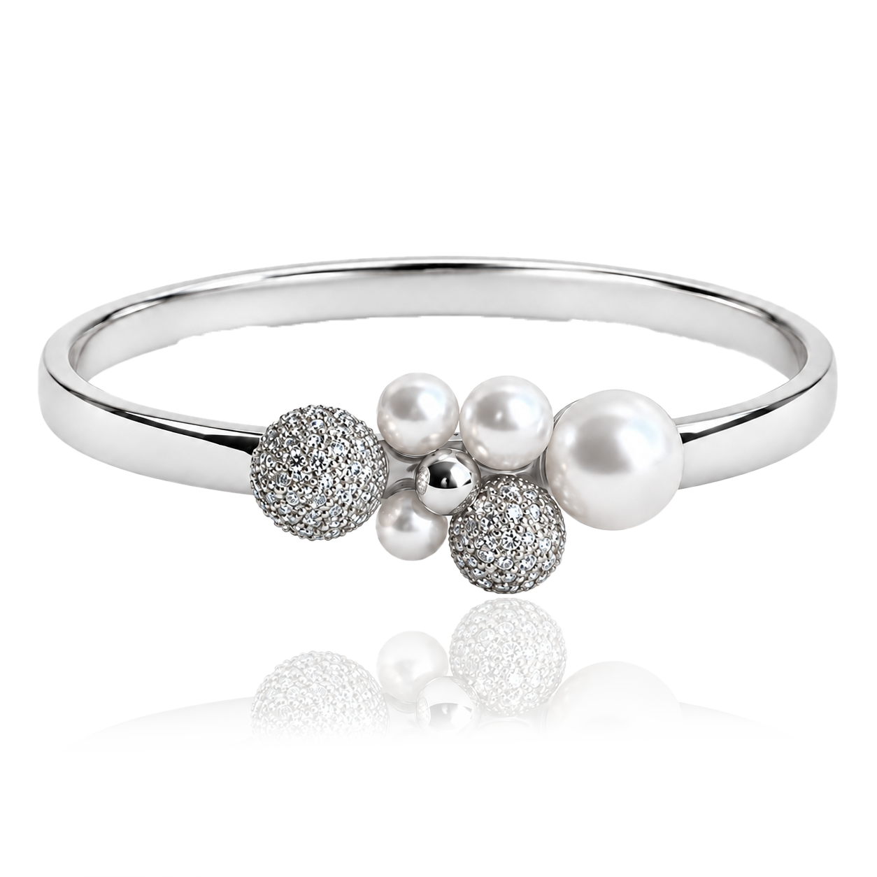 BERRY PEARL PETITE CUFF Armband