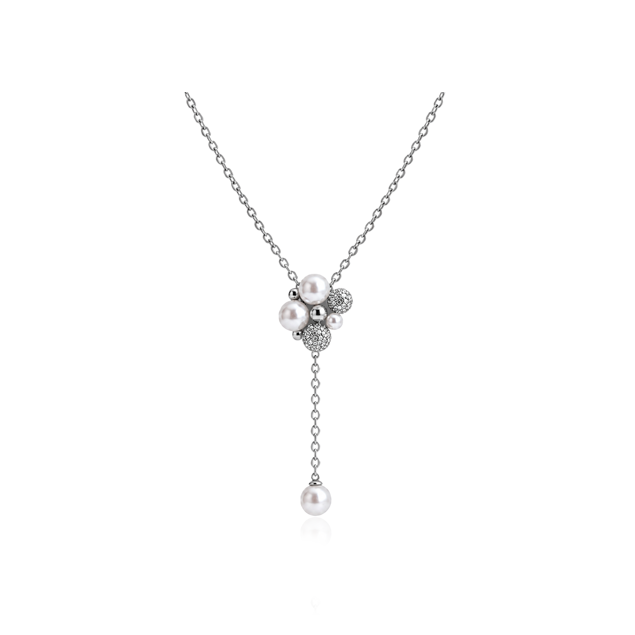 BERRY PEARL PETITE HANGING Halsband