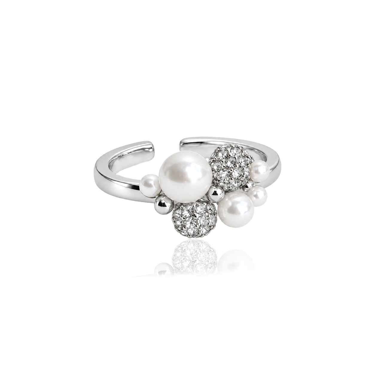 BERRY PEARL PETITE MULTI RING - Förbeställning Leverans v.42