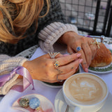 QUEEN BI - EYE OF PROTECTION RING Blue