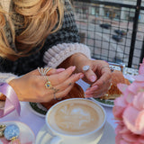 QUEEN BI - STAR GUIDANCE RING White