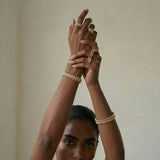 BUBBLE PAVÉ Cuff Armband