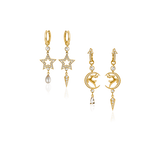 CHRISTMAS STAR PEARL + REINDEER Set