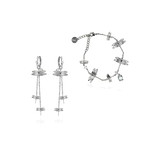 DRAGONFLY REBORN Iconic Bracelet + Multi Hoop Earrings Set