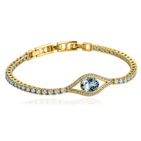 ELECKTRA SPARKLE EYE Armband - Blå